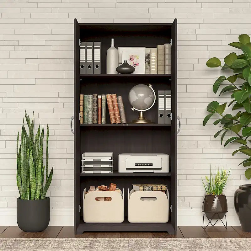 Armoire haute de rangement avec portes