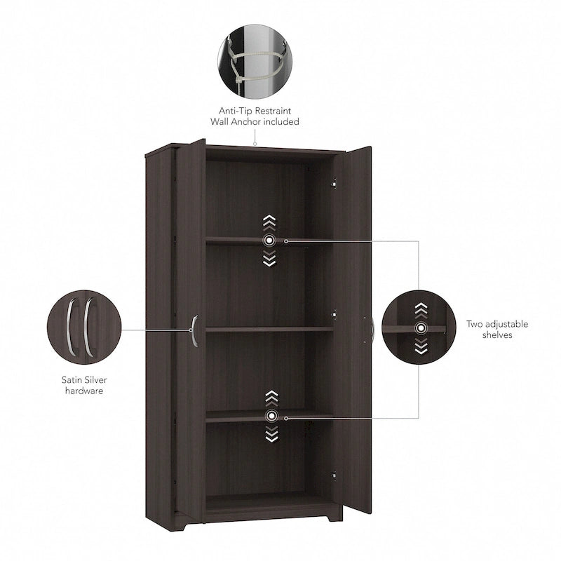 Armoire haute de rangement avec portes