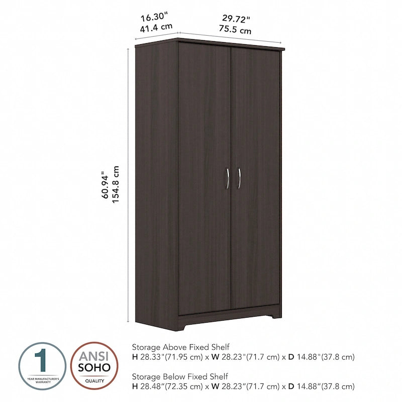 Armoire haute de rangement avec portes