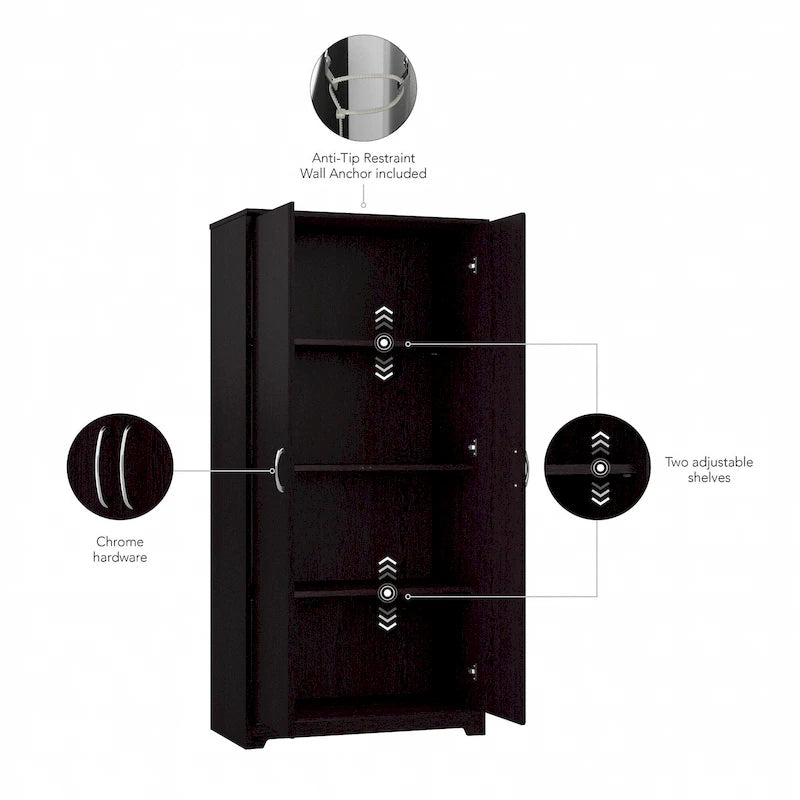 Armoire haute de rangement avec portes