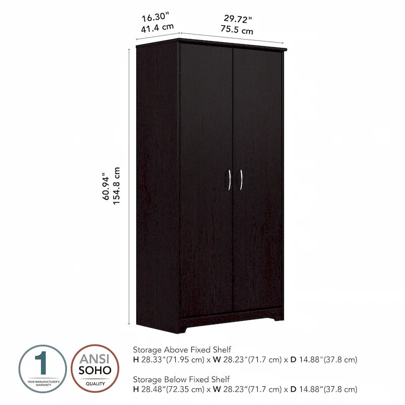 Armoire haute de rangement avec portes