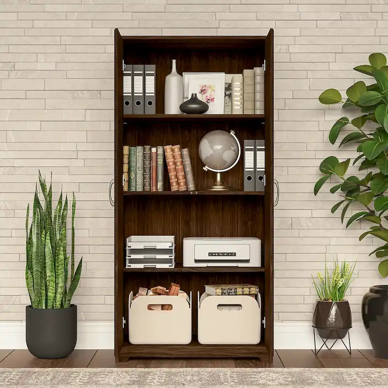 Armoire haute de rangement avec portes
