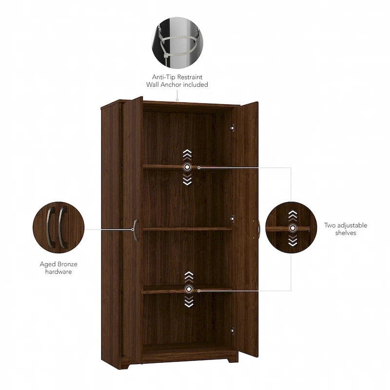 Armoire haute de rangement avec portes