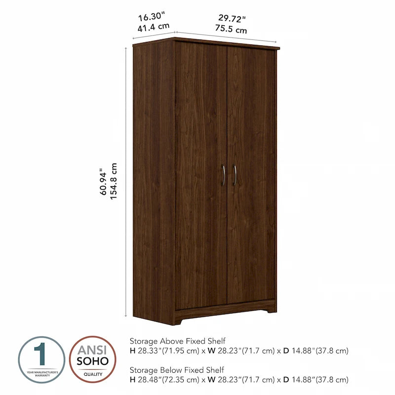 Armoire haute de rangement avec portes
