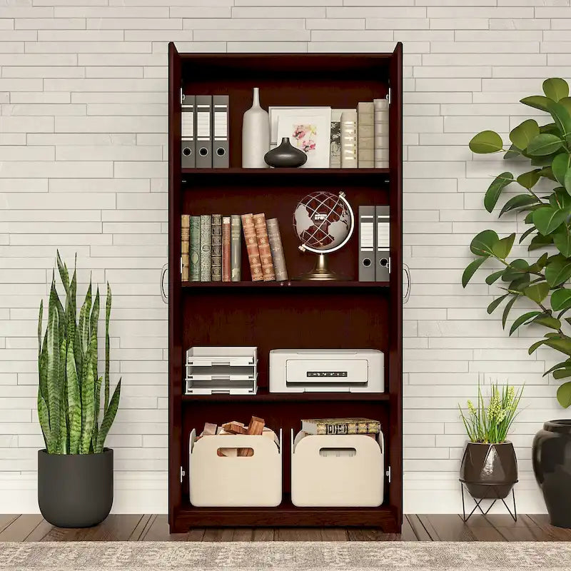 Armoire haute de rangement avec portes