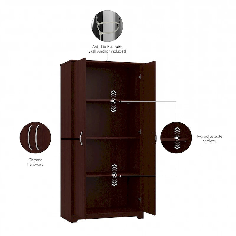 Armoire haute de rangement avec portes