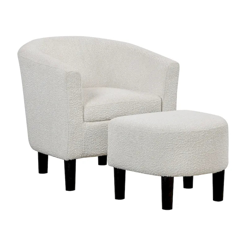 Fauteuil d'appoint Churchill avec ottoman Convenience Concepts