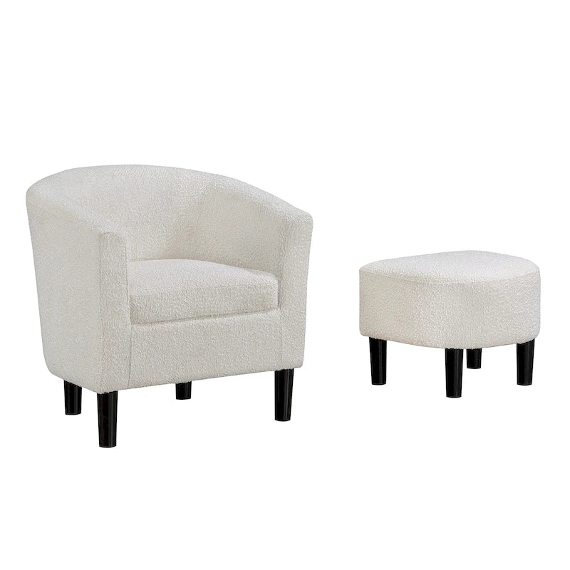 Fauteuil d'appoint Churchill avec ottoman Convenience Concepts