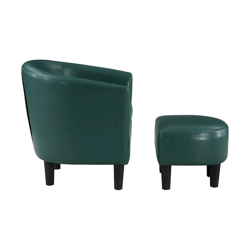 Fauteuil d'appoint Churchill avec ottoman Convenience Concepts