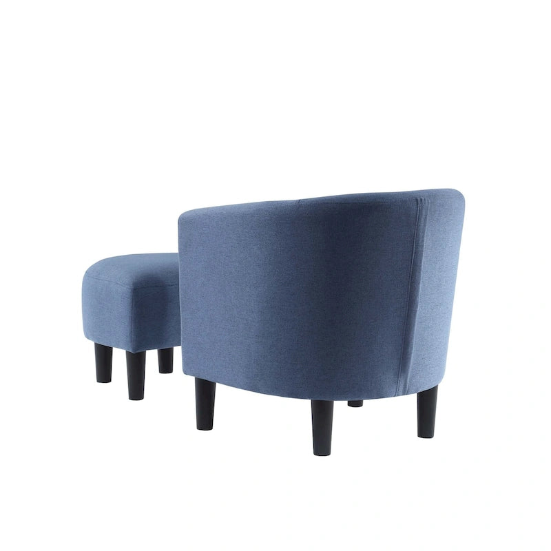 Fauteuil d'appoint Churchill avec ottoman Convenience Concepts