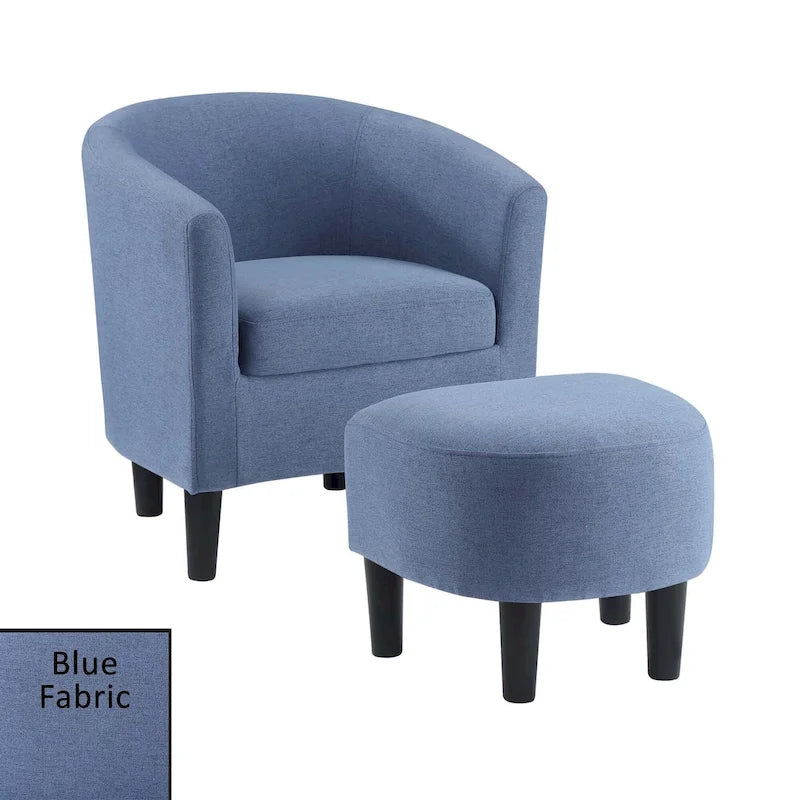 Fauteuil d'appoint Churchill avec ottoman Convenience Concepts