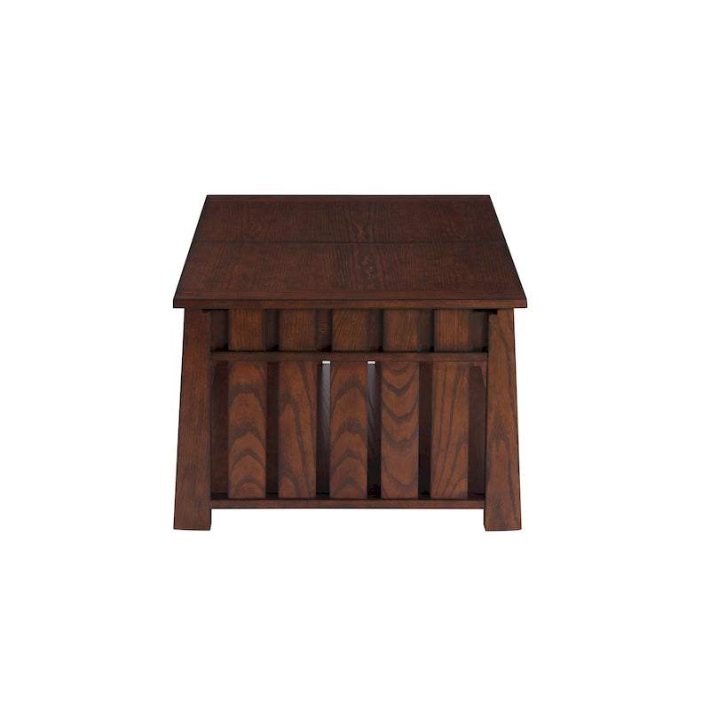Table basse en bois réglable en hauteur de 46 pouces