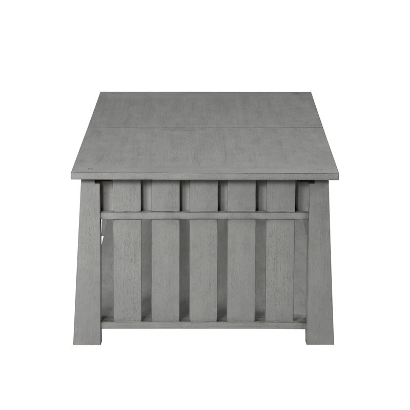 Table basse en bois réglable en hauteur de 46 pouces
