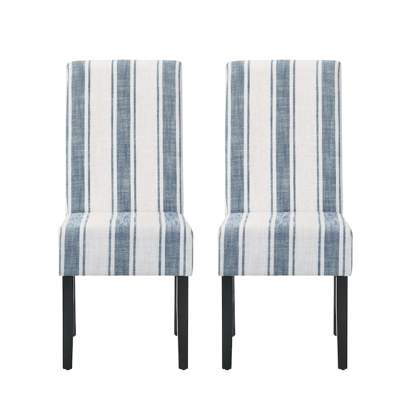 Chaises de salle à manger rembourrées (lot de deux) - Sans objet