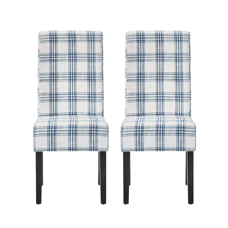 Chaises de salle à manger rembourrées (lot de deux) - Sans objet