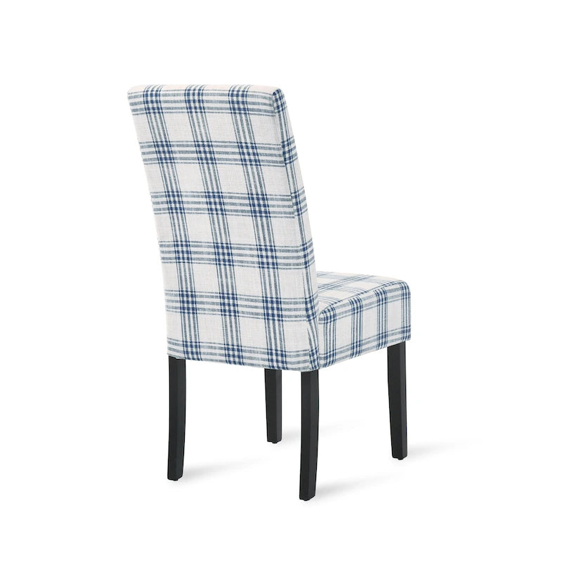 Chaises de salle à manger rembourrées (lot de deux) - Sans objet