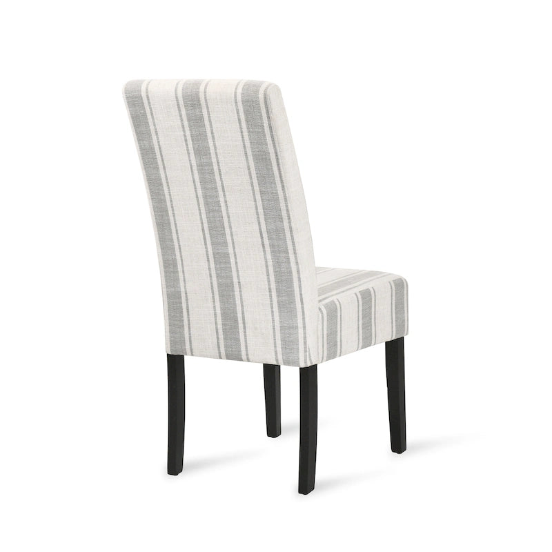 Chaises de salle à manger rembourrées (lot de deux) - Sans objet
