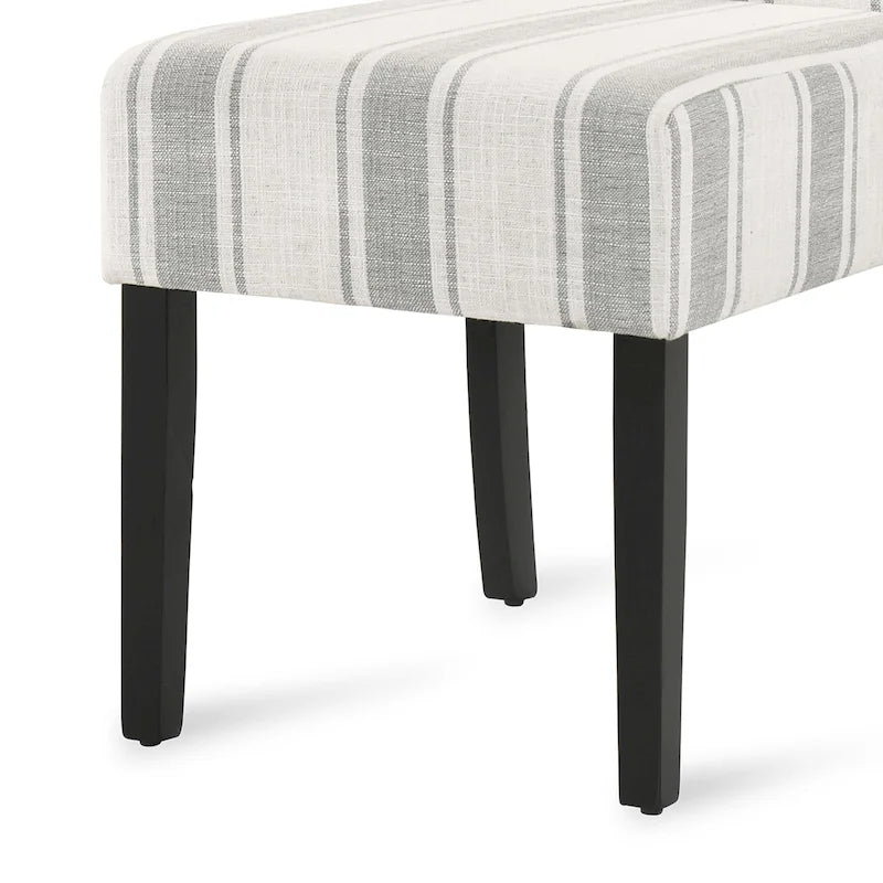 Chaises de salle à manger rembourrées (lot de deux) - Sans objet