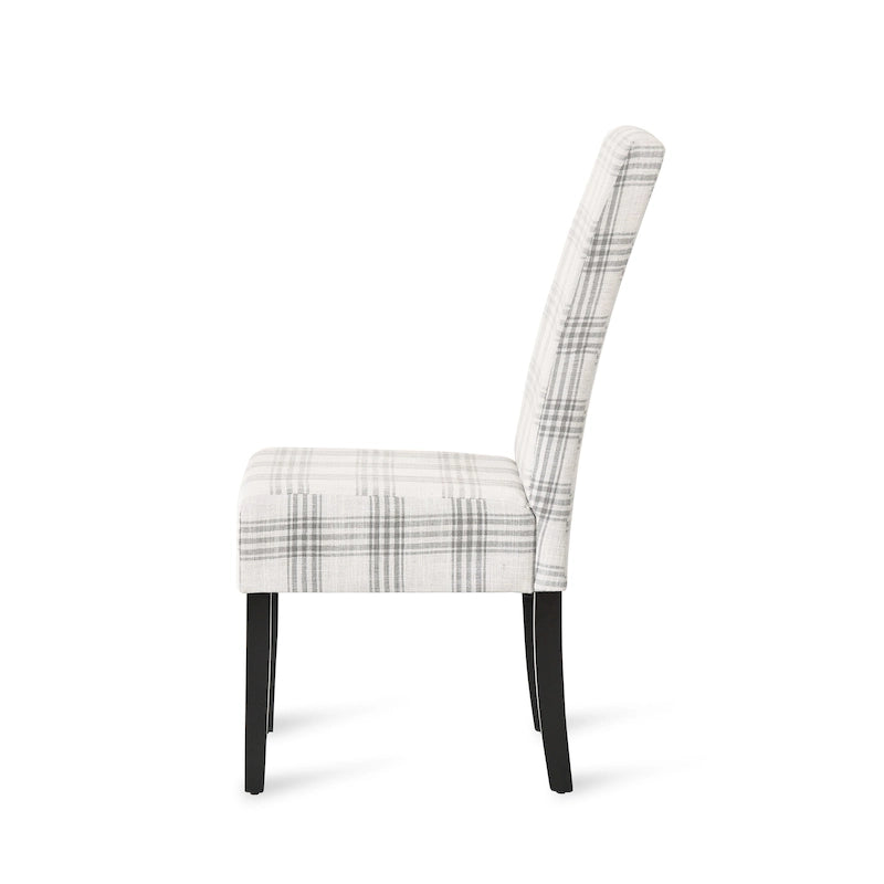 Chaises de salle à manger rembourrées (lot de deux) - Sans objet