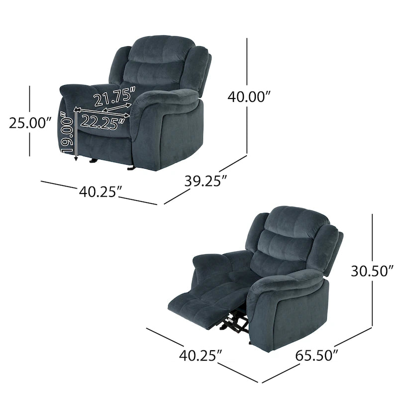 Fauteuil inclinable planeur Hawthorne Steel