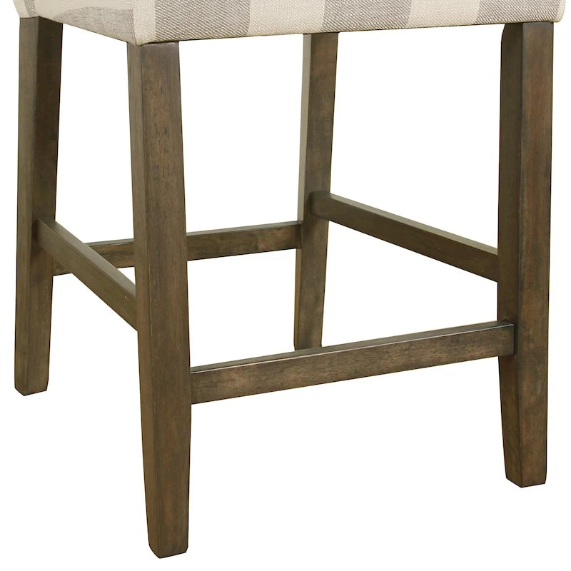 Tabouret de bar à dossier courbé 60 cm - 60 cm