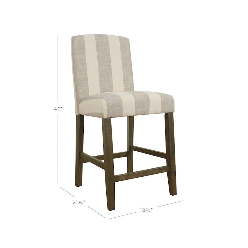 Tabouret de bar à dossier courbé 60 cm - 60 cm
