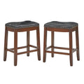 Tabourets de bar rembourrés de 24 pouces (paquet de 2)