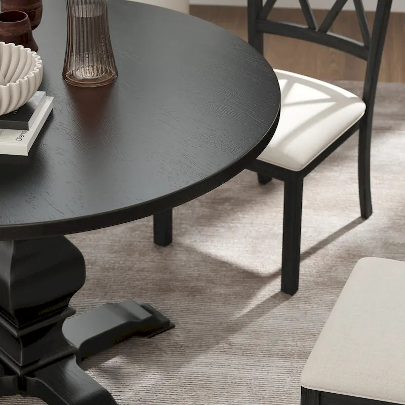 Piètement de table de salle à manger ronde - Sans objet