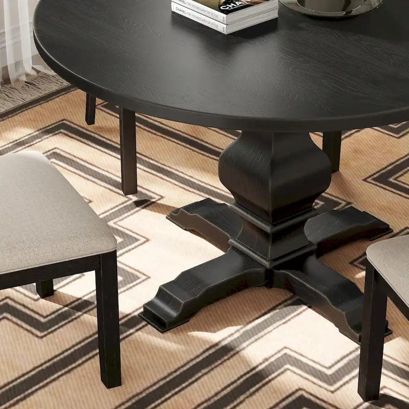 Piètement de table de salle à manger ronde - Sans objet