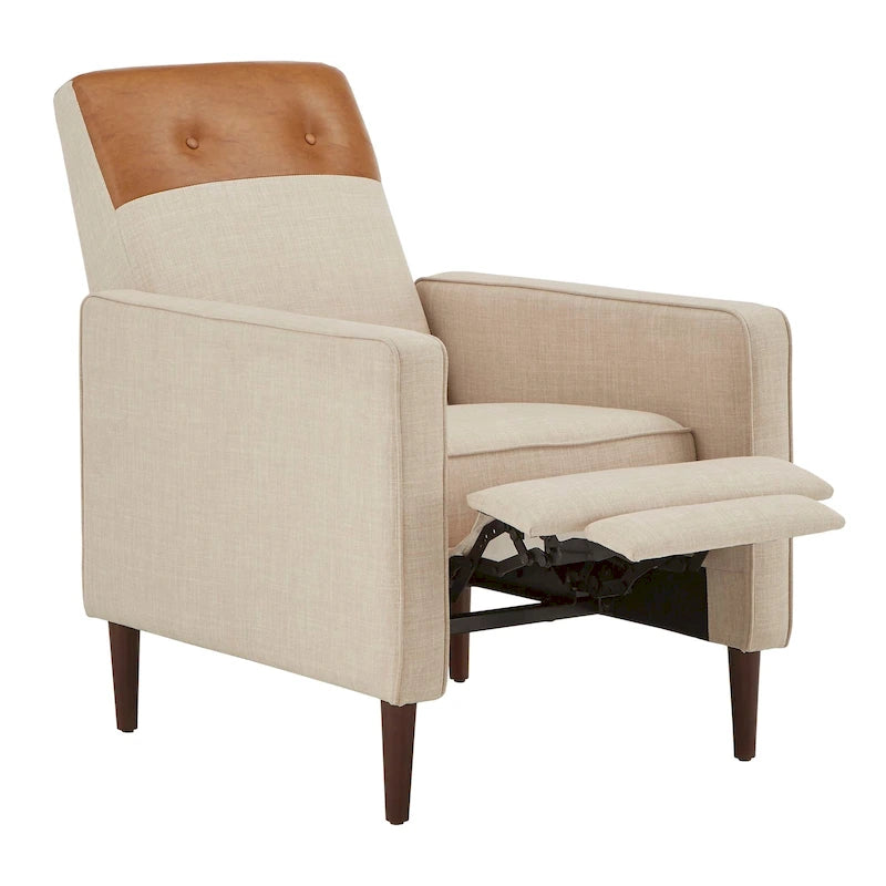 Fauteuil inclinable à deux tons