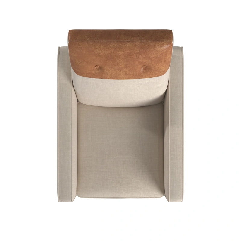 Fauteuil inclinable à deux tons