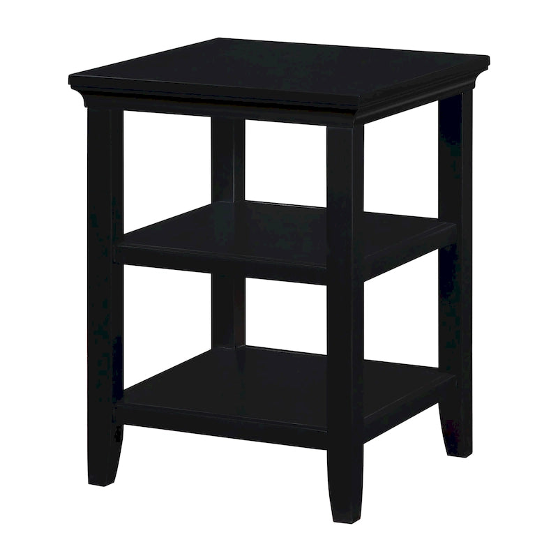Table d'appoint avec étagères