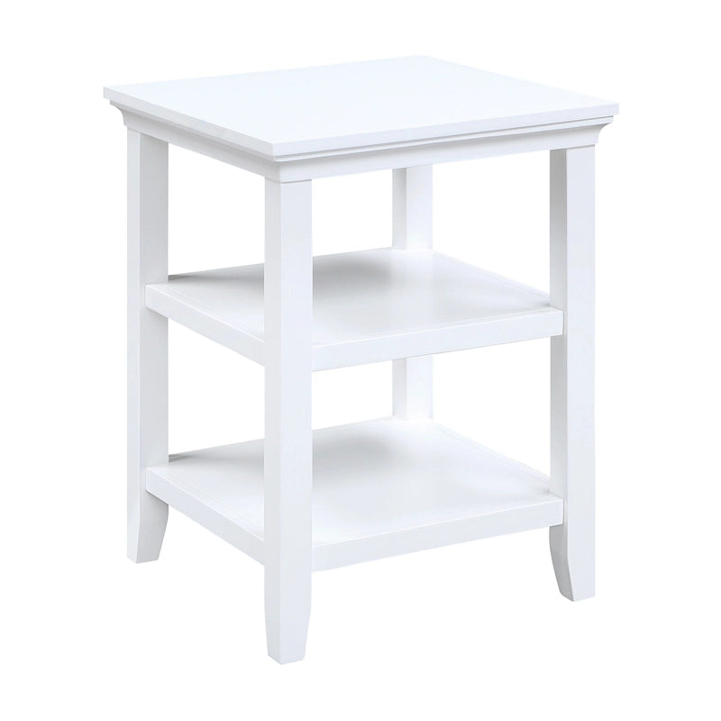 Table d'appoint avec étagères