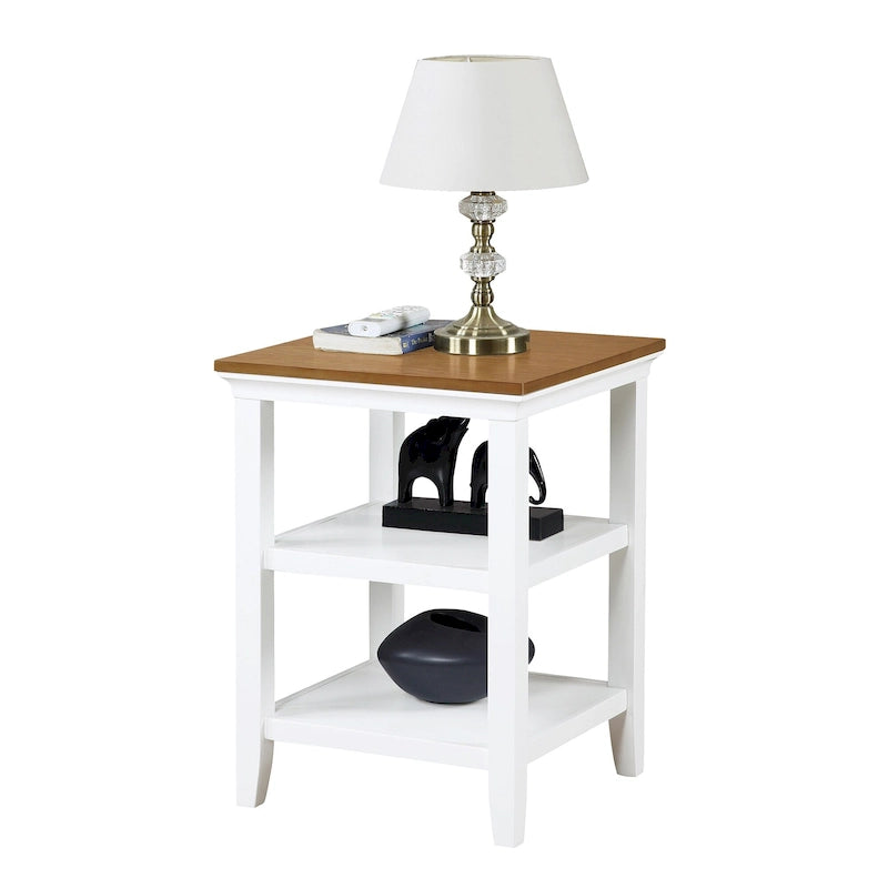 Table d'appoint avec étagères