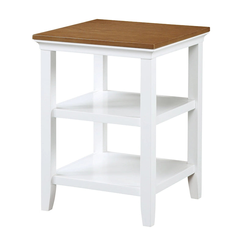 Table d'appoint avec étagères
