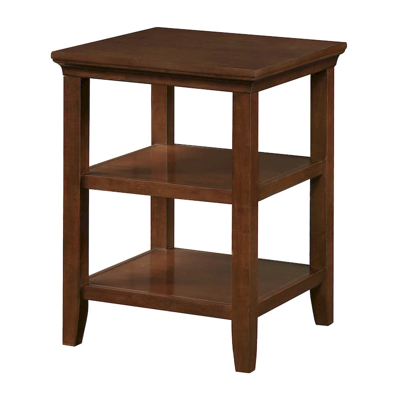 Table d'appoint avec étagères