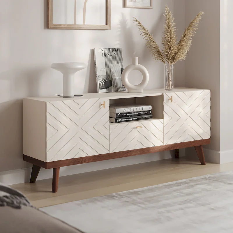 Meuble TV beige