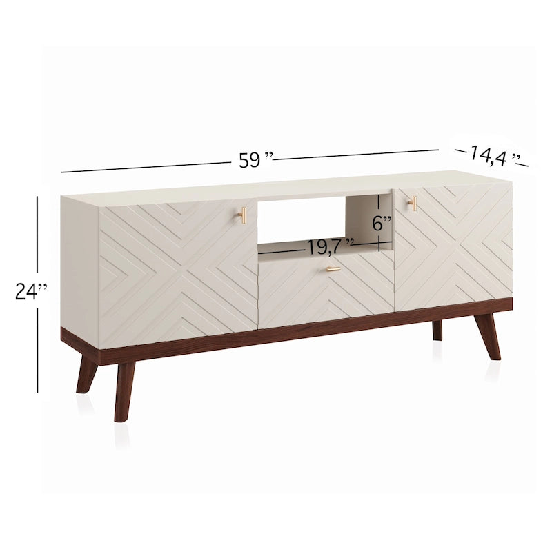 Meuble TV beige
