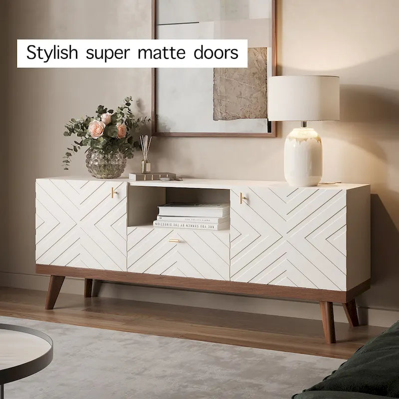 Meuble TV beige