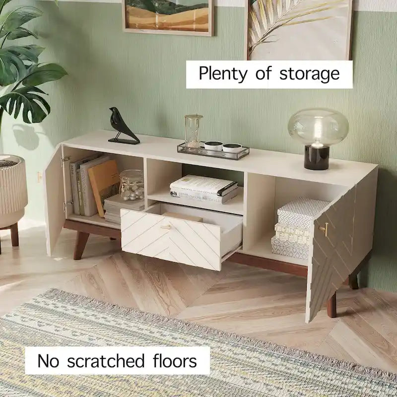 Meuble TV beige