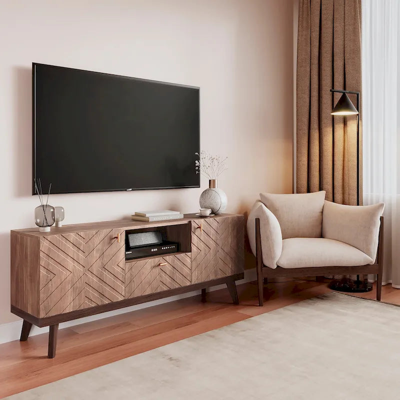 Meuble TV beige