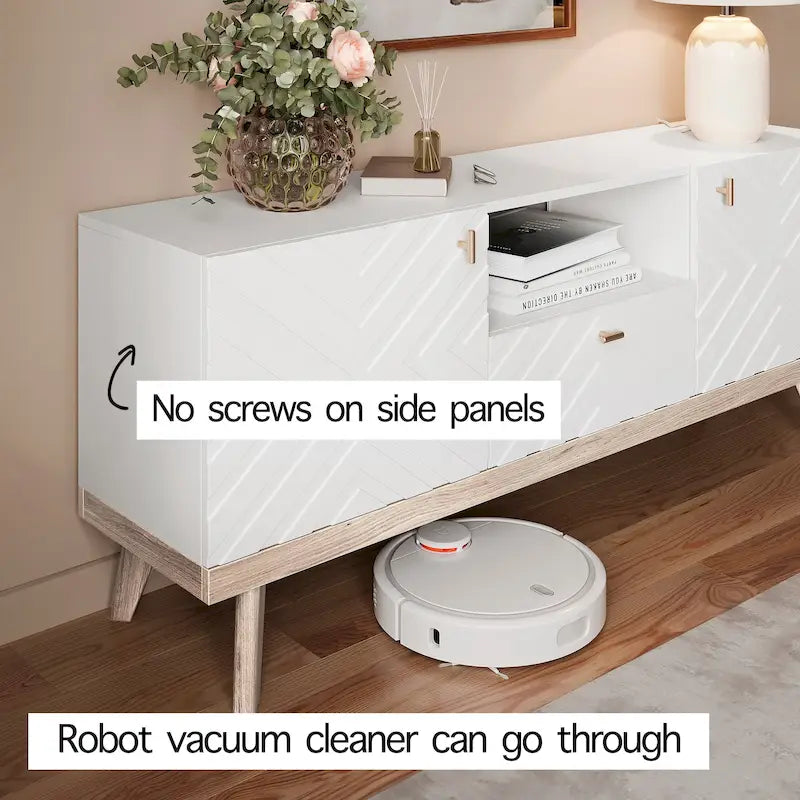 Meuble TV beige