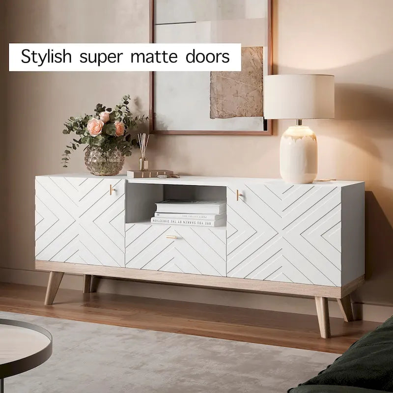 Meuble TV beige
