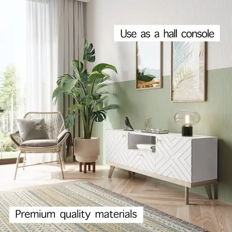 Meuble TV beige