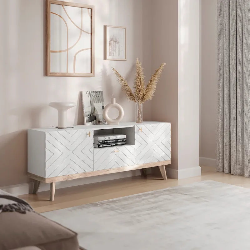 Meuble TV beige