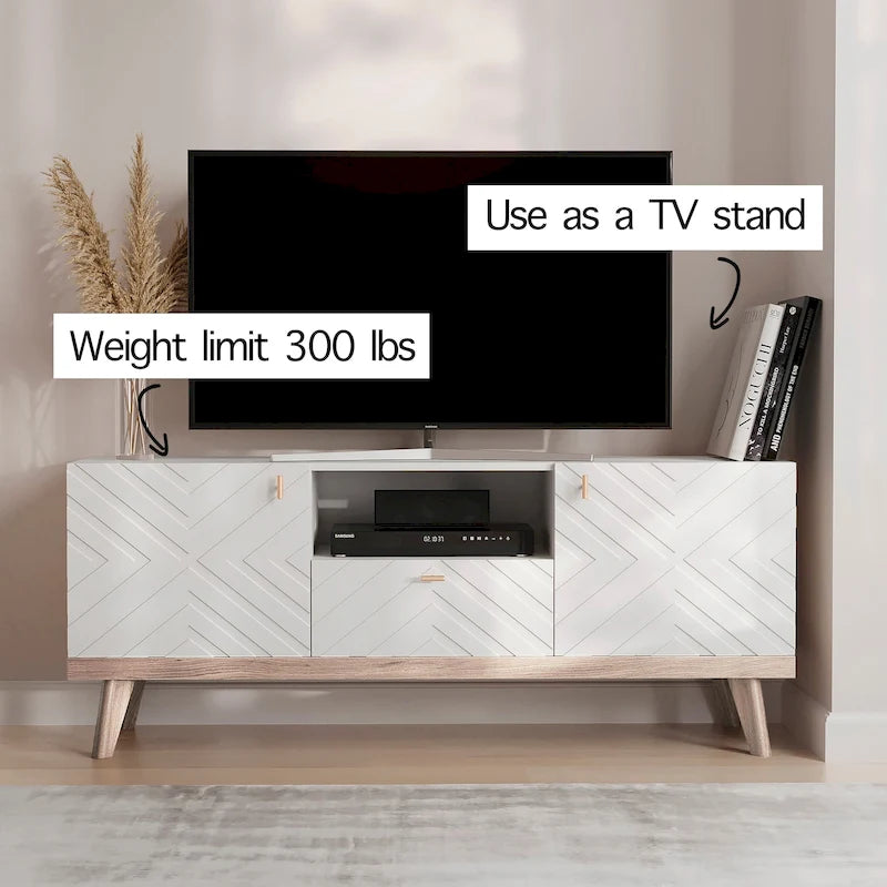 Meuble TV beige