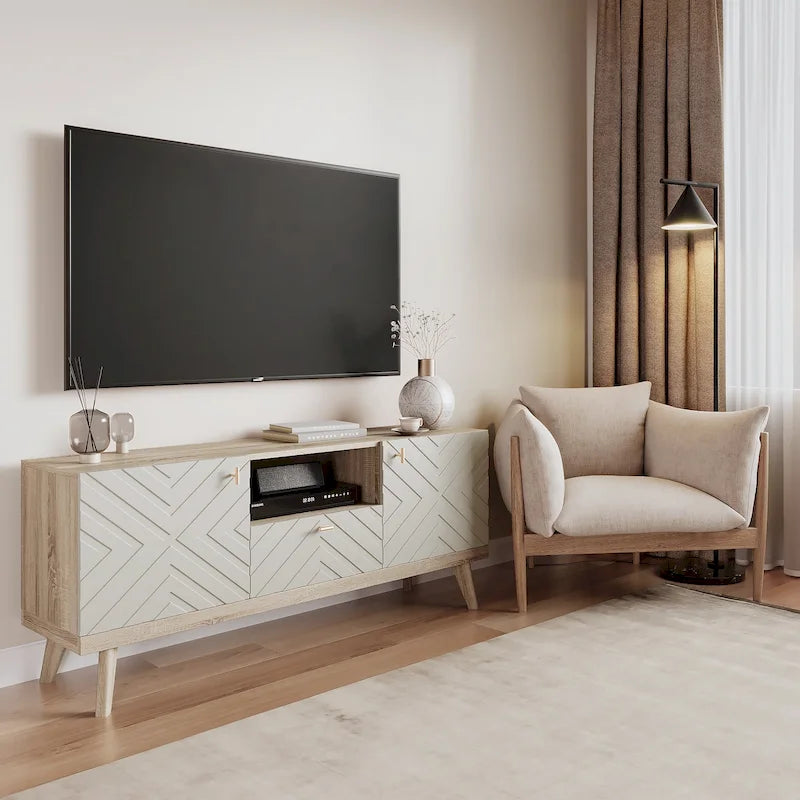 Meuble TV beige