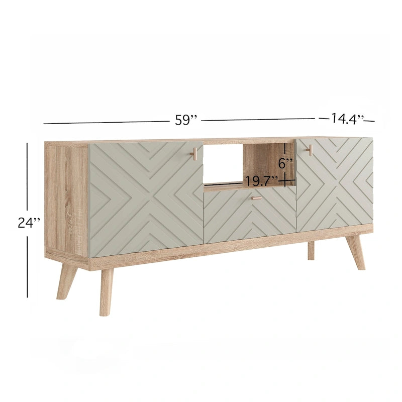 Meuble TV beige