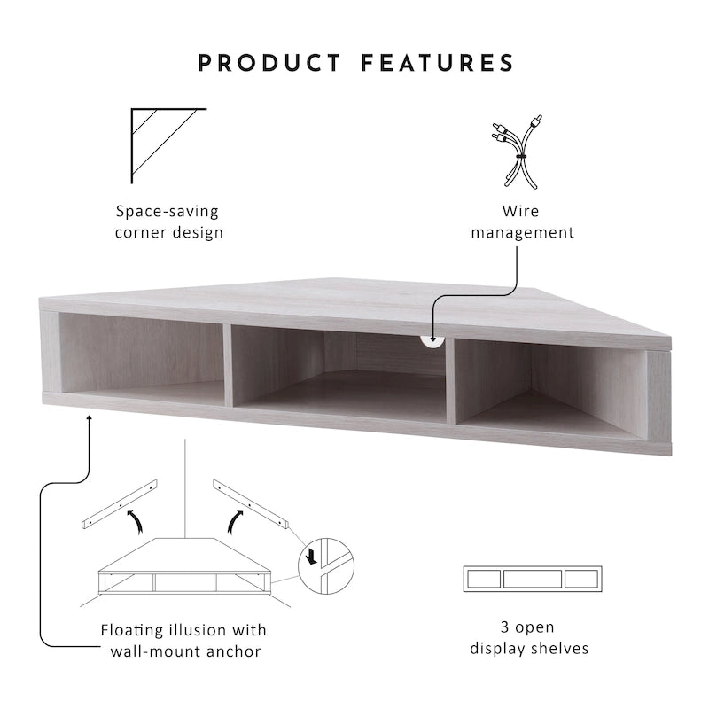 Meuble TV flottant d'angle à trois couches de 47 pouces produit