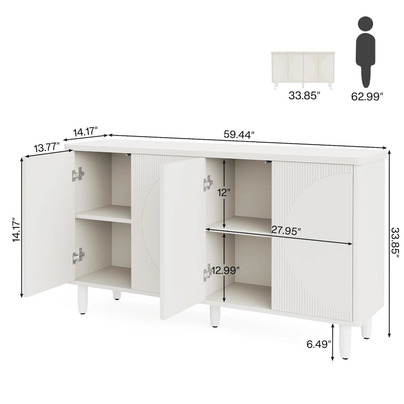 Bahut de salle à manger moderne avec rangement